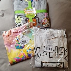 Nickelodeon & SpongeBob 3 piece lot Adult XL
